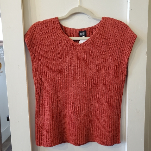 Eileen Fisher knit sleeveless top - Picture 1 of 6